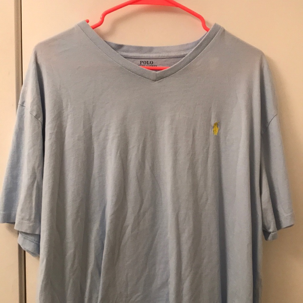 Light blue Polo t-shirt men's XL